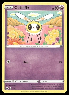 2022 Sword & Shield Series - McDonald's Match Battle Cutiefly Common #11 - Image 1 of 2