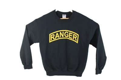 Sudadera Gildan Para Hombre Talla Mediana Negra Ranger Tab Ejército Militar Foto 1 de 4