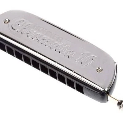 Hohner Chrometta 10, Harmonica - Free US Shipping! - Image 1 of 4