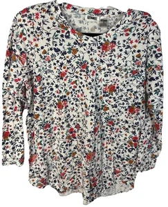 Gitano Shirt Damen Größe M Multi Blumenmuster Vintage 90er - Bild 1 von 4