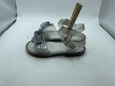 Mini Melissa Z4018* Sandalia 'Mariposa' Azul Transparente Bebé Niña Talla 7 Foto 1 de 4