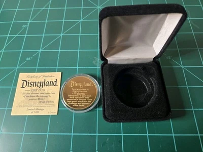 Disneyland 60th Anniversary Limited Mintage Gold Coin Disneyland Day One, New - Image 1 of 3