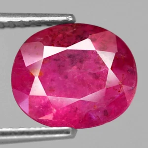 3.30Ct. Natural Gemstone Ruby Pinkish Red Oval Normal Heated Tanzania Ravishing - Picture 1 of 7