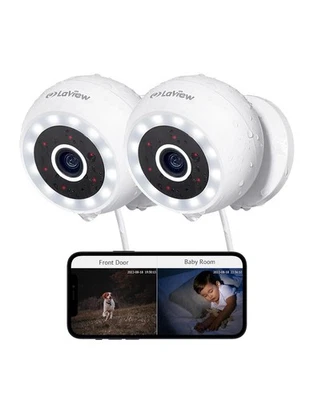 New Sealed - LaView 5MP 3K Security Cameras Outdoor Indoor Wired,weather proof - Image 1 of 4