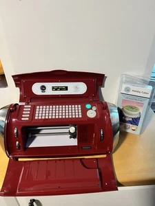 Cricut CAKE Mini Electronic Cutting Red Machine Cake Decorating w cartridge - Picture 1 of 8
