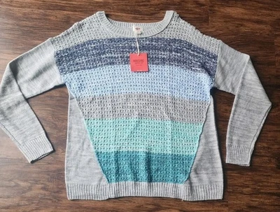 Suéter Pullover Tejido Mossimo Para Mujer Gris Ligero Talla X Grande Nuevo con Etiquetas XL Nuevo Foto 1 de 4