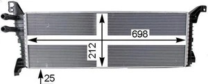 Ladeluftkühler MAHLE CIR 9 000P für MULTIVAN T6 2 2016-2019 - Picture 1 of 6