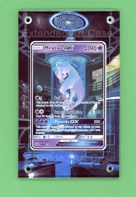 Pokemon Mewtwo GX Full Art Shining Legends 78/73 Extended Art Case - Image 1 of 2