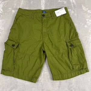 Arizona Jean Co Shorts Mens 32 Green Cargo Cotton Classic Lightweight Y2K Grunge - Picture 1 of 8