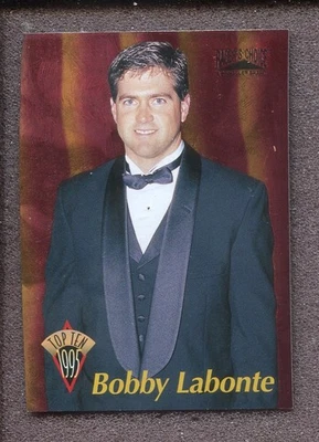 1996 Pinnacle Racer's Choice Top Ten #10 - Bobby Labonte - Image 1 of 2