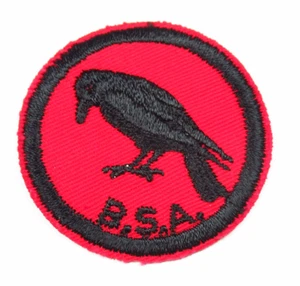 Crow Patrol BSA Patch Vintage Boy Scouts Embroidered Sew On - Picture 1 of 6