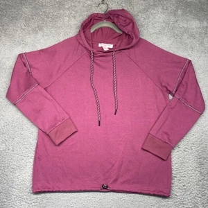 Adrienne Vittadini Sport Hoodie Sweater Womens Long Sleeve Drawstring Size Large - Picture 1 of 11