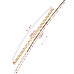 Flexible Shaft 6.35mm 1/4" Right Left Flex Cable for Gasoline RC Boat Vee - Picture 1 of 15