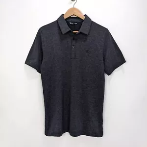 Travis Mathew Size S Mens Collared Short Sleeve Polo Shirt in Dark Heather Gray - Picture 1 of 8
