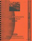 Allis Chalmers WD-45 operators manual (photocopy)