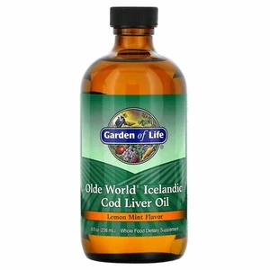 Garden of Life, Olde World Icelandic Cod Liver Oil, Lemon Mint, 8 fl oz (236 ml) - Bild 1 von 2