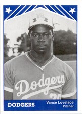 1983 Vero Beach Dodgers TCMA #7 Vance Lovelace
