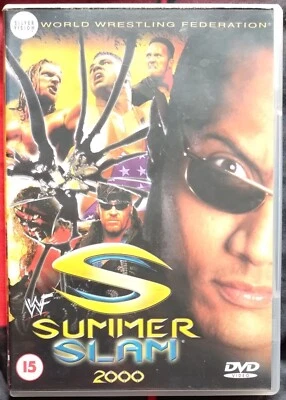 WWE Summerslam 2000 (original WWF DVD, 2001) w/ bonus DVD extras, ft. The Rock  - Image 1 of 3