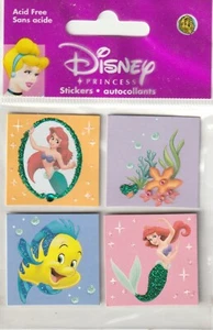 Sandylion Vintage ARIEL Little Mermaid Theme 3-D stickers 13192 FAST FREE ship - Picture 1 of 1