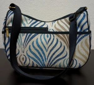 Danny K - Hampton Tapestry Handbag - Bluebird Sky Fabric - New - Picture 1 of 15