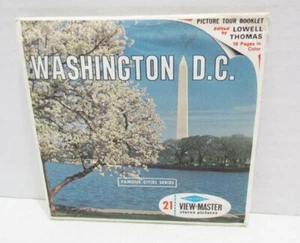 PAQUETE VIEW-MASTER A 790 WASHINGTON D.C. CAPITAL DE NUESTRA NACIÓN VIEWMASTER DE COLECCIÓN - Imagen 1 de 2