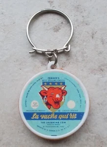 Ancien porte clefs clés vintage LA VACHE QUI RIT Plastique 1960s France - Picture 1 of 3