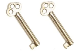 Cupboard Keys - Wardrobe Keys - Drawer Keys - Dresser Keys - Desk Keys x 2 - Picture 1 of 3