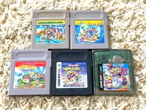 SUPER MARIO LAND 1 2 3 Wario 1+2+3 GB Nintendo Gameboy cartridge only game 5 lot - Picture 1 of 1