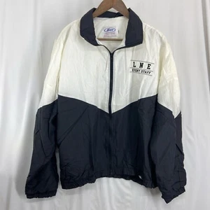 Vtg NEFF Windbreaker Mens Size 2XL Full Zip Lincoln Nebraska Rockets Event Staff - Picture 1 of 7
