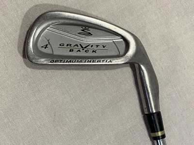 Club de golf Cobra 4 hierro gravedad trasero derecho acero varilla flexible regular Foto 1 de 4