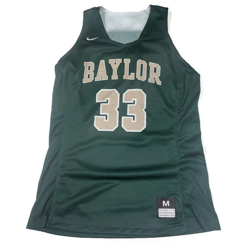 Nike Women's M Baylor University Bears Hyperelite Basketball Jersey #33 802351