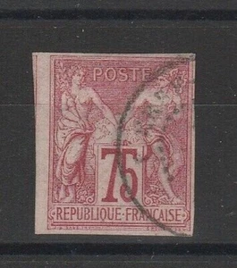Émissions Général 1877-79 Allégorie N D 75 Cent Rose 1 Val D'Occasion MF59086 - Picture 1 of 1