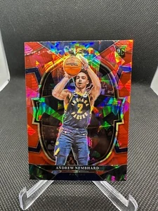 Andrew Nembhard 2022-23 Panini Select RC Red Cracked Ice Prizm #77 Pacers - Imagen 1 de 2