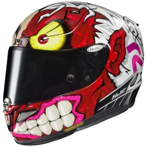 Casco de motocicleta HJC RPHA 11 Pro DOS CARAS negro/rojo/gris TALLA L - Imagen 1 de 4