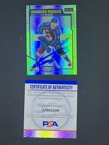 Bowen Byram Signed 2020-21 O-Pee-Chee Platinum RC IP Auto PSA/DNA Avalanche - Picture 1 of 2