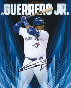 Vladamir Guerrero Jr handsigniertes Original 8x10 Foto LOA TTM - Bild 1 von 1