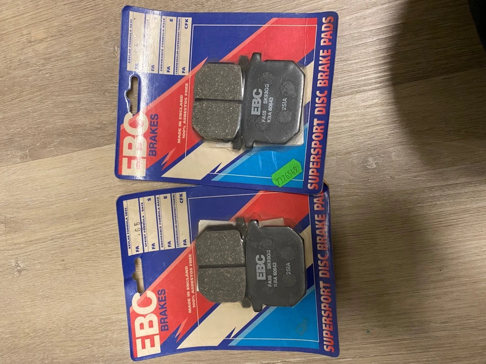 2 x Pastillas de freno EBC FA65 aptas para Suzuki GS550E GS550 Foto 1 de 1