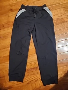 Runway Sweatpants Boys Xl 12 Gray Black Youth Pants Athletic Joggers - Picture 1 of 3