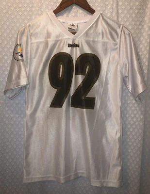 Camiseta Pittsburgh Steelers NFL James Harrison #92 Niñas Jóvenes XL 14-16 Mujer’s S Foto 1 de 4