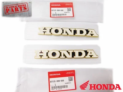 Honda Gas Tank Emblem Badges 71-75 CB500 K CB550 69-71 CB750 K OEM 87121-300-030 - Image 1 of 4