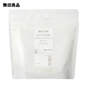 Muji Medizinisches Badesalz Zitronengras Duft 380g mit Löffel - Bild 1 von 2