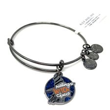 Alex and Ani Color Infusion Resting Witch Face Bracelet Midnight Silver Z38