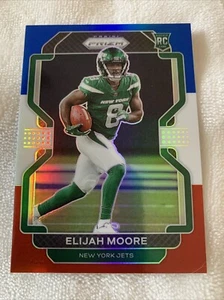 Elijah Moore 2021 Panini Prizm Red White Blue RC Rookie #346 Jets/ Bills - Bild 1 von 2