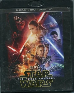 STAR WARS THE FORCE AWAKENS BLU-RAY, DVD + BONUS DISC FREE SHIPPING - Picture 1 of 1