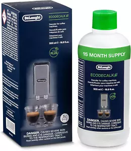 De’Longhi Ecodecalk Descaler for Coffee Machines Maintenance DLSC500 500ml - Picture 1 of 12