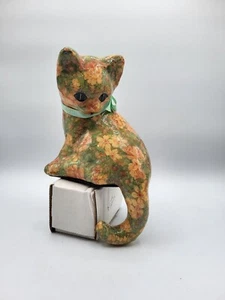 Scaffale musicale gatto verde pesca chintz "SOMEWHERE OUT THERE" - Foto 1 di 5