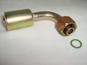 AC ACCESORIOS DE AIRE ACONDICIONADO, ACERO BEADLOCK, CRIMPADO, ANILLO O HEMBRA, TUERCA/MANGUERA 90 GRADOS #8 SB1322 - Imagen 1 de 1