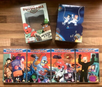 FUTURAMA - SECOND SEASON / SERIES TWO COMPLETE 4 DISC DVD BOX SET OUTER SLEEVE - Image 1 of 4