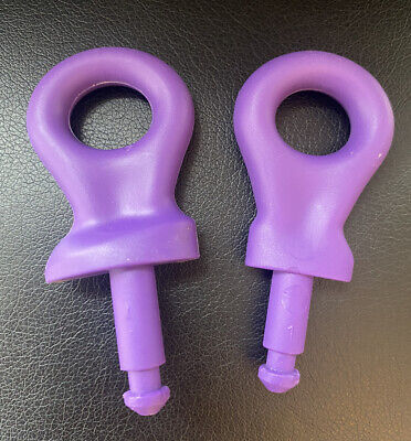 Baby Einstein Activity Jumper Jumperoo • 2 Purple Toy Hooks Replacement Part • 9.52$