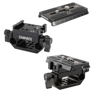 Quick Release QR Plate Clamp DSLR Camera Tripod Mount Adapter Holder - Picture 1 of 21